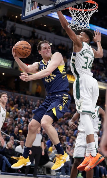 Antetokounmpo fuels Bucks late rally to charge past Pacers
